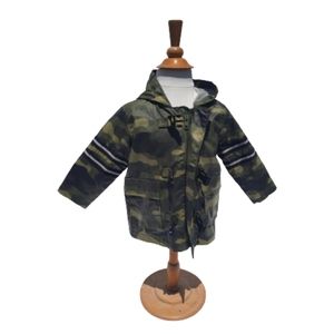 Old Navy hooded Baby  lined rain jacket 12-18mo.